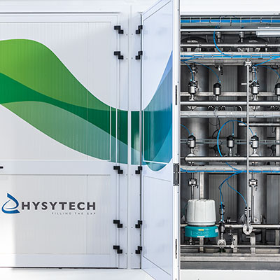 Impianto Hysytech di purificazione e liquefazione di Bio-LNG